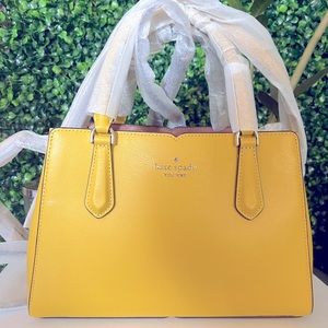 Kate spade tippy small hand bag NWT yellow